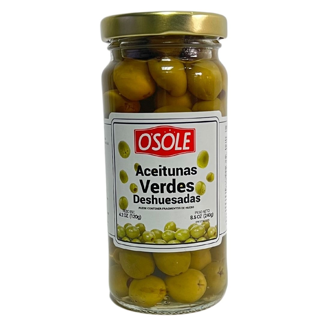 ACEITUNAS VERDES DESHUES 240GR VIDRIO