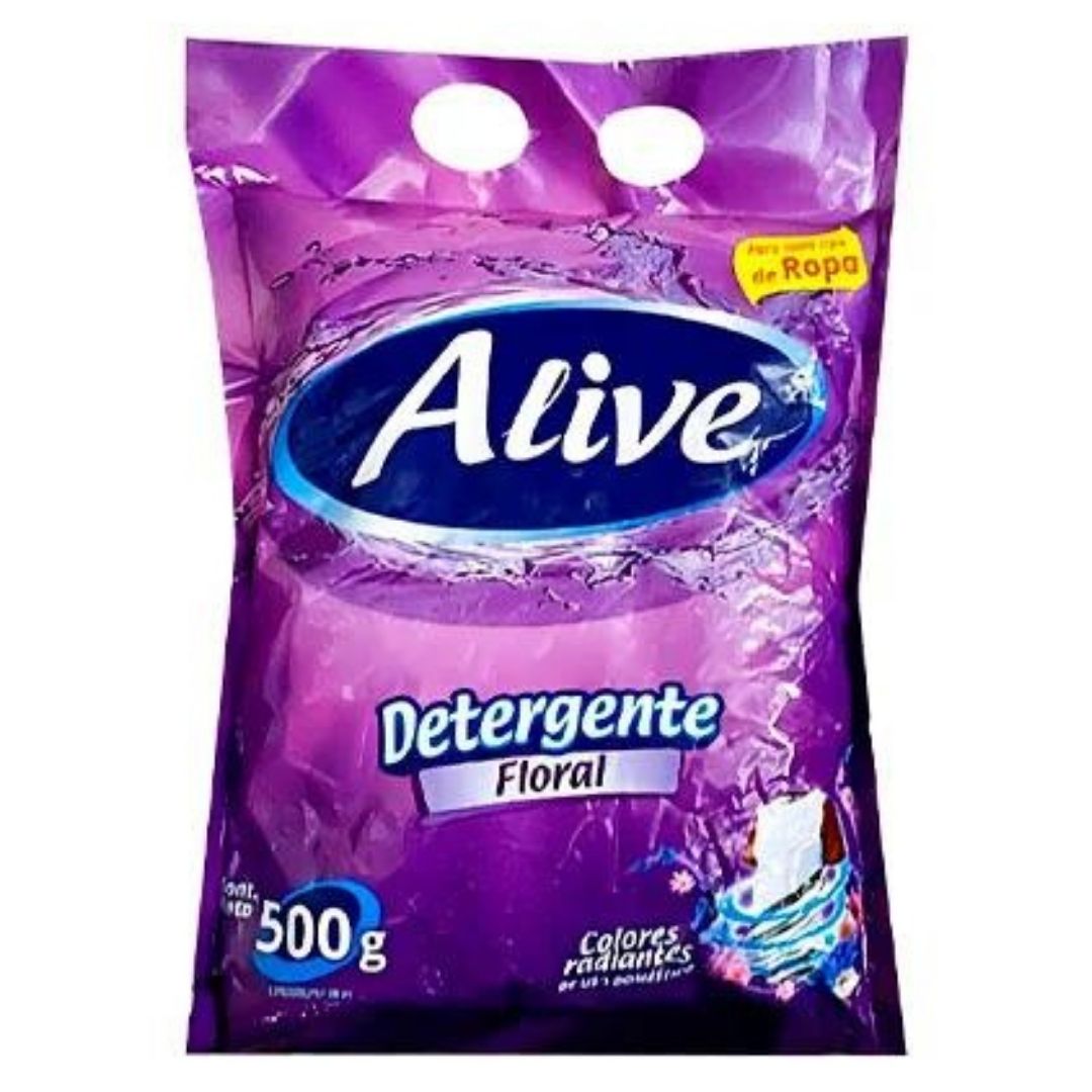 DETERGENTE ALIVE FLORAL 500GR