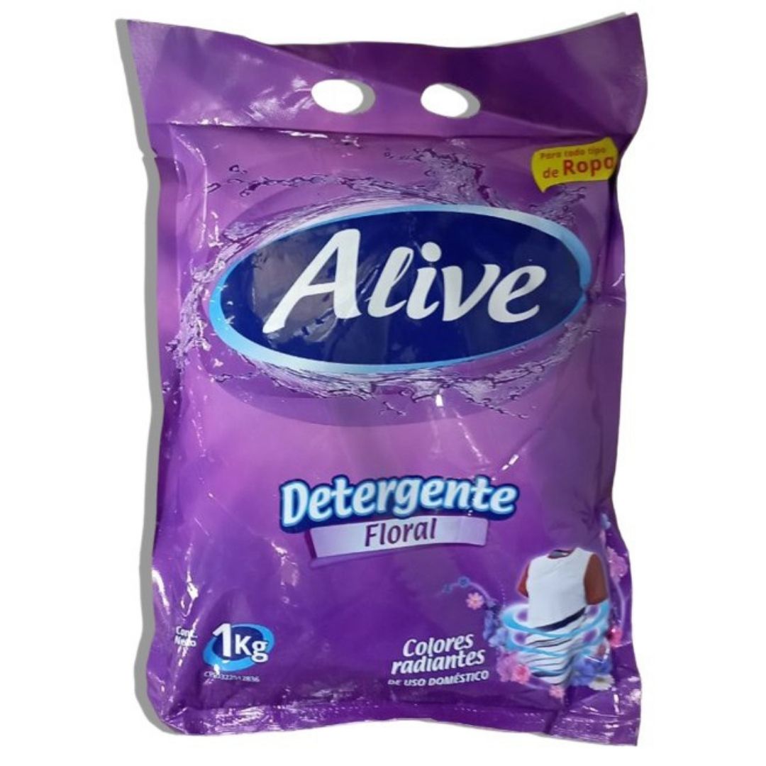 DETERGENTE ALIVE FLORAL 1KG