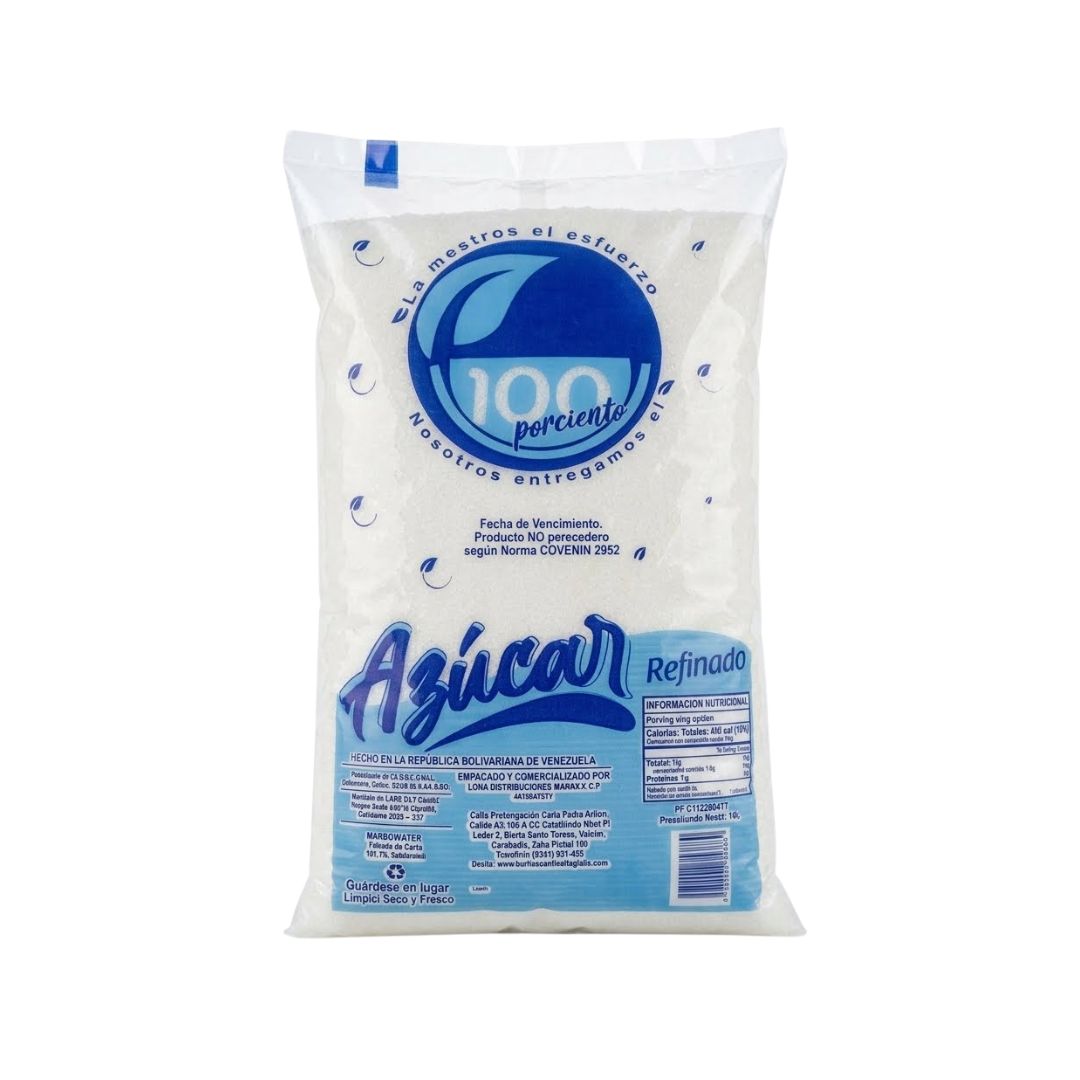 AZUCAR 100PORCIENTO 1KG