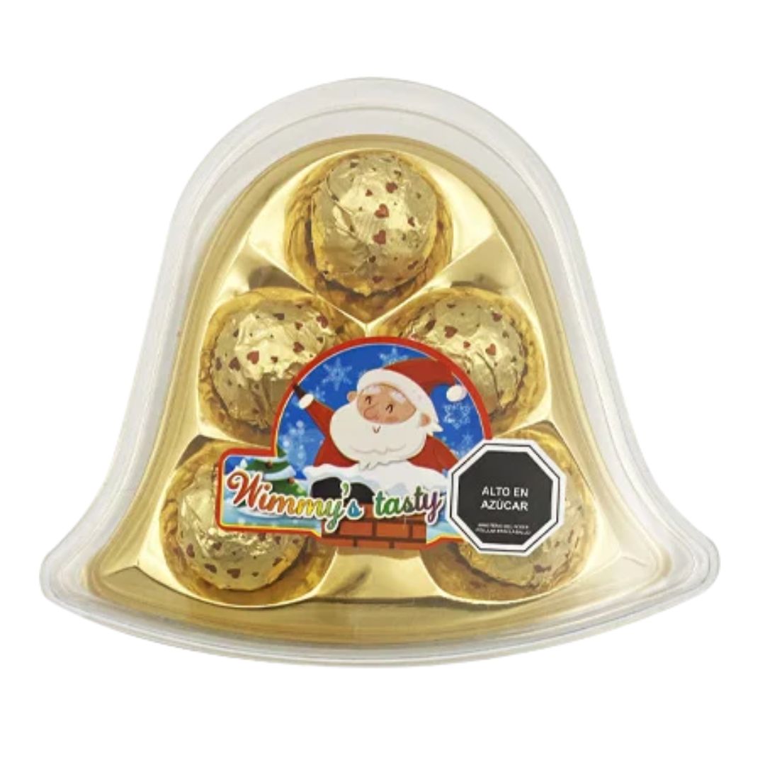 BOMBONERA WIMMYS CAMPANA D/NAVIDAD  5UD