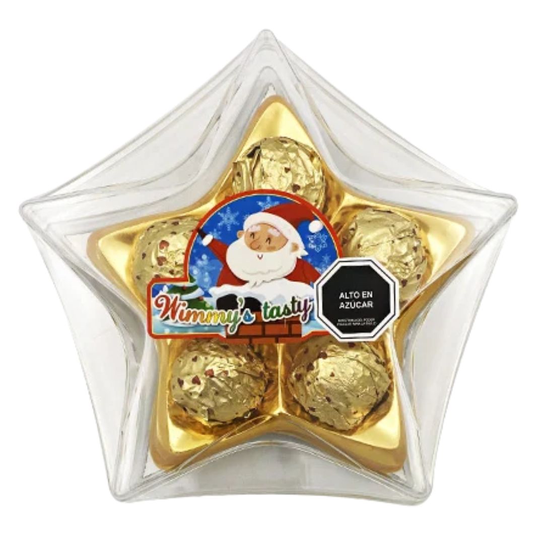BOMBONERA WIMMYS ESTRELLA D/NAVIDAD  5UD