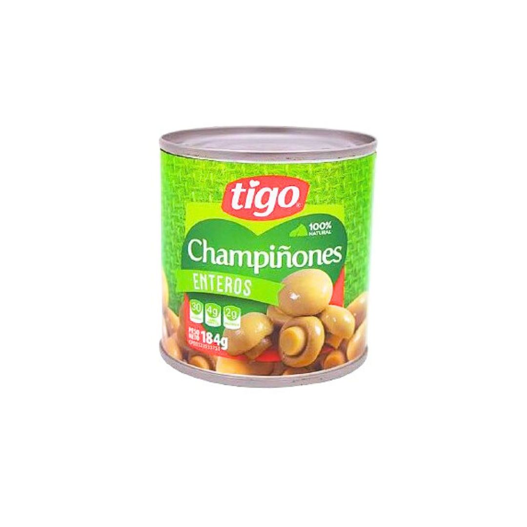 CHAMPIÑONES ENTEROS EN LATA TIGO 184GR