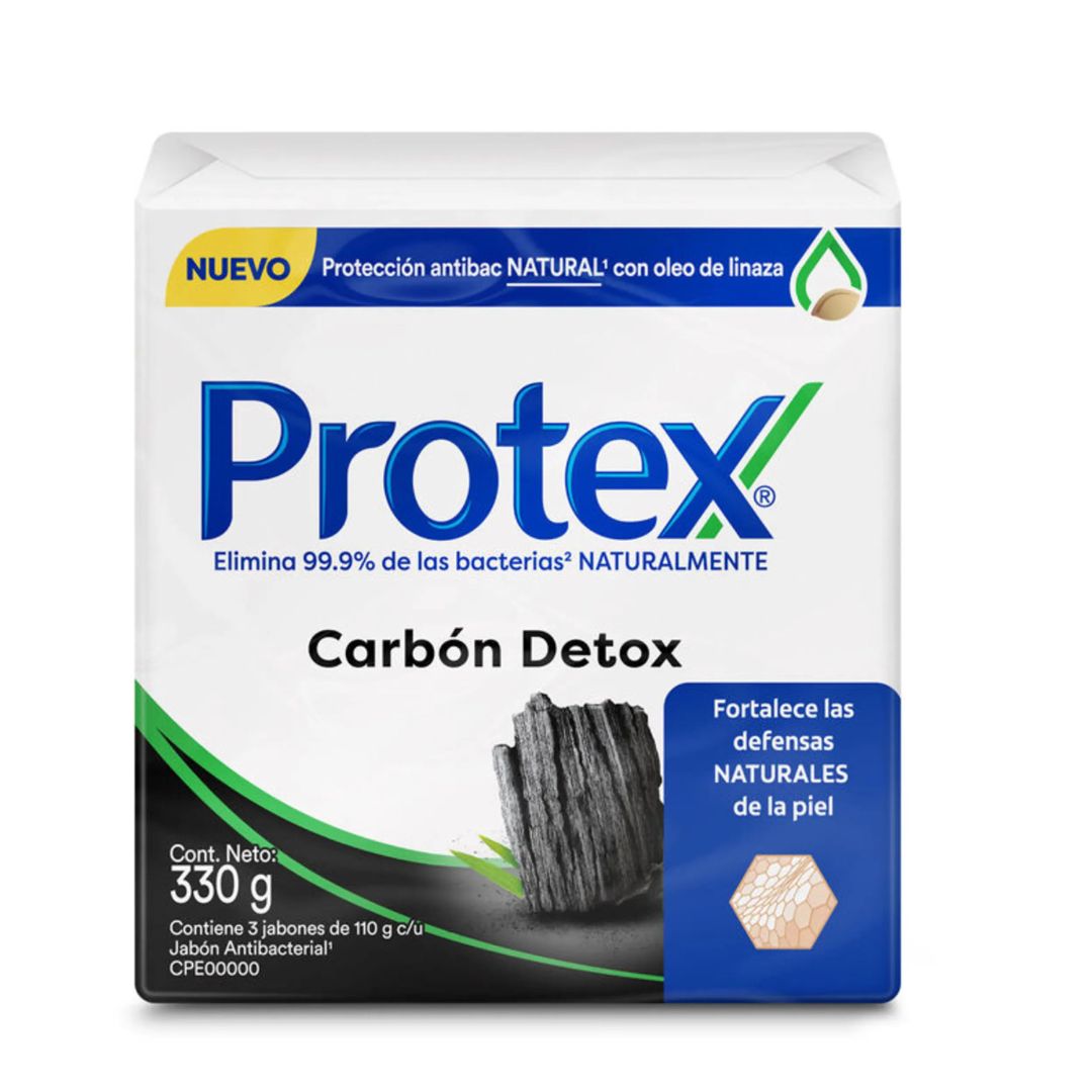 JABON PROTEX CARBON 3x110GR