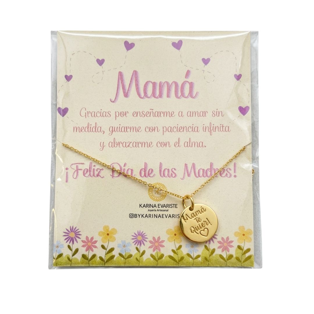CADENA CON ESCRITO PARA MAMA