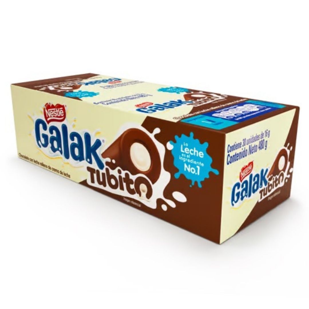 DISPLAY CHOCOLATE GALAK TUBITO 30x16GR