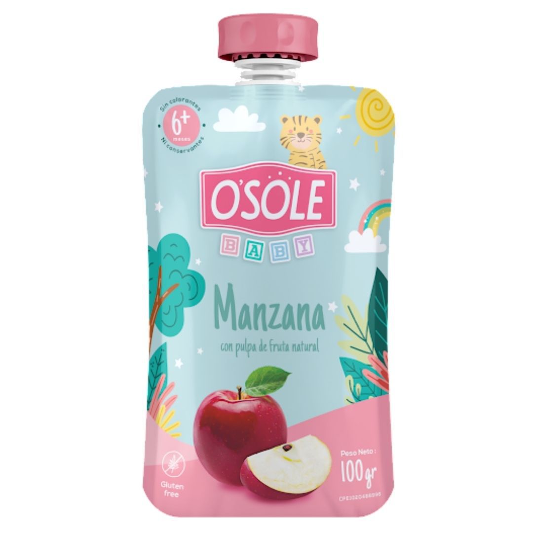 COMPOTA OSOLE MANZANA 100GR