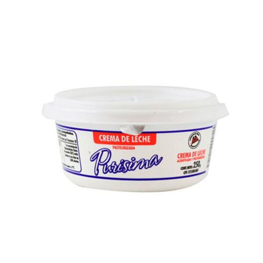 Crema De Leche Purisima 250 Gr