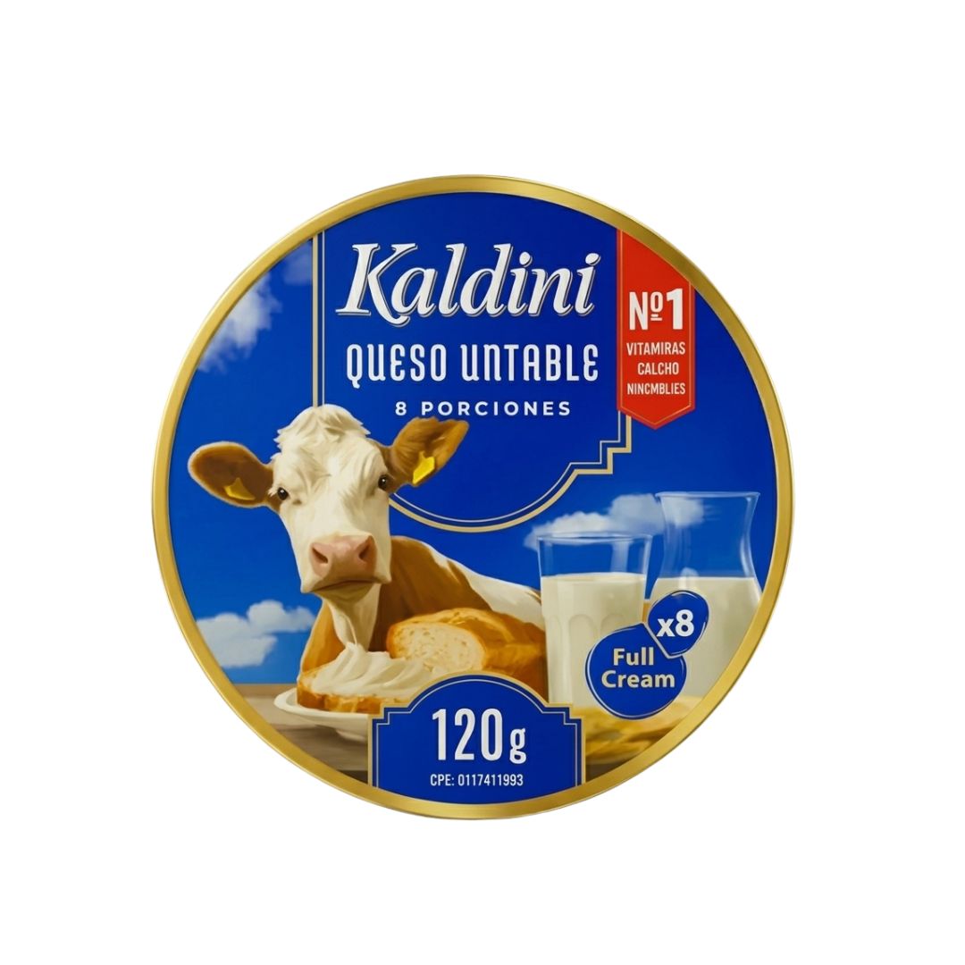 QUESO CREMA TRIANGULO KALDINI 120GR