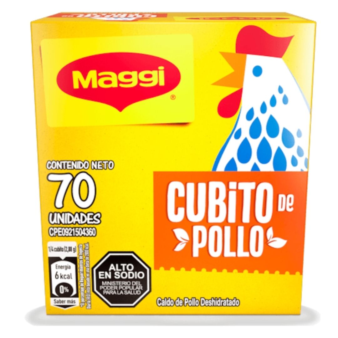 CUBITO DE POLLO MAGGI 70 UNDS