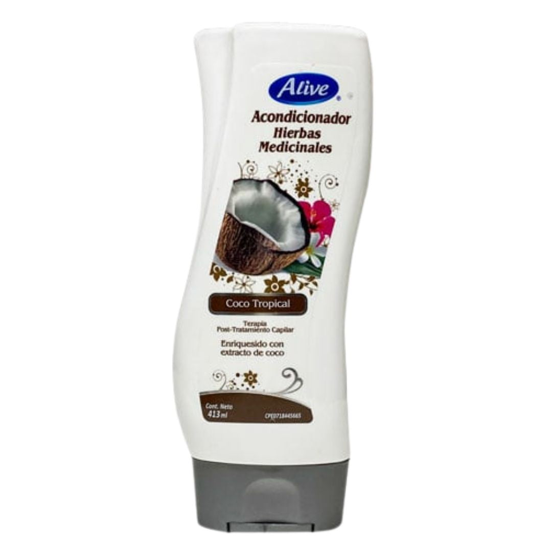 ACONDICIONADOR ALIVE COCO TROPICAL 413 ML