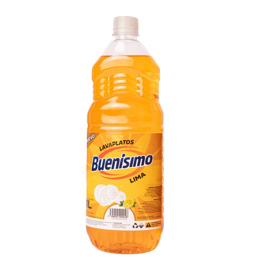 LAVAPLATOS LIQUIDO BUENISIMO LIMA 1 LT