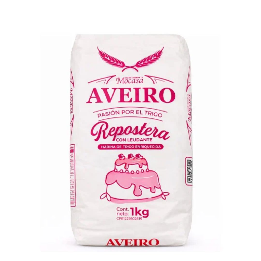 HARINA DE TRIGO REPOSTERA CON LEUDANTE AVEIRO 1KG