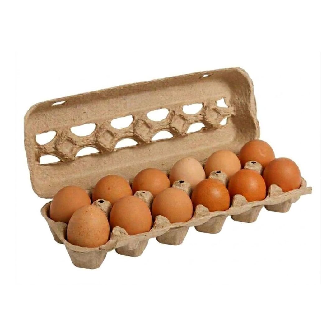 HUEVOS CLASE A ESTUCHE CARTON 12 UNIDADES