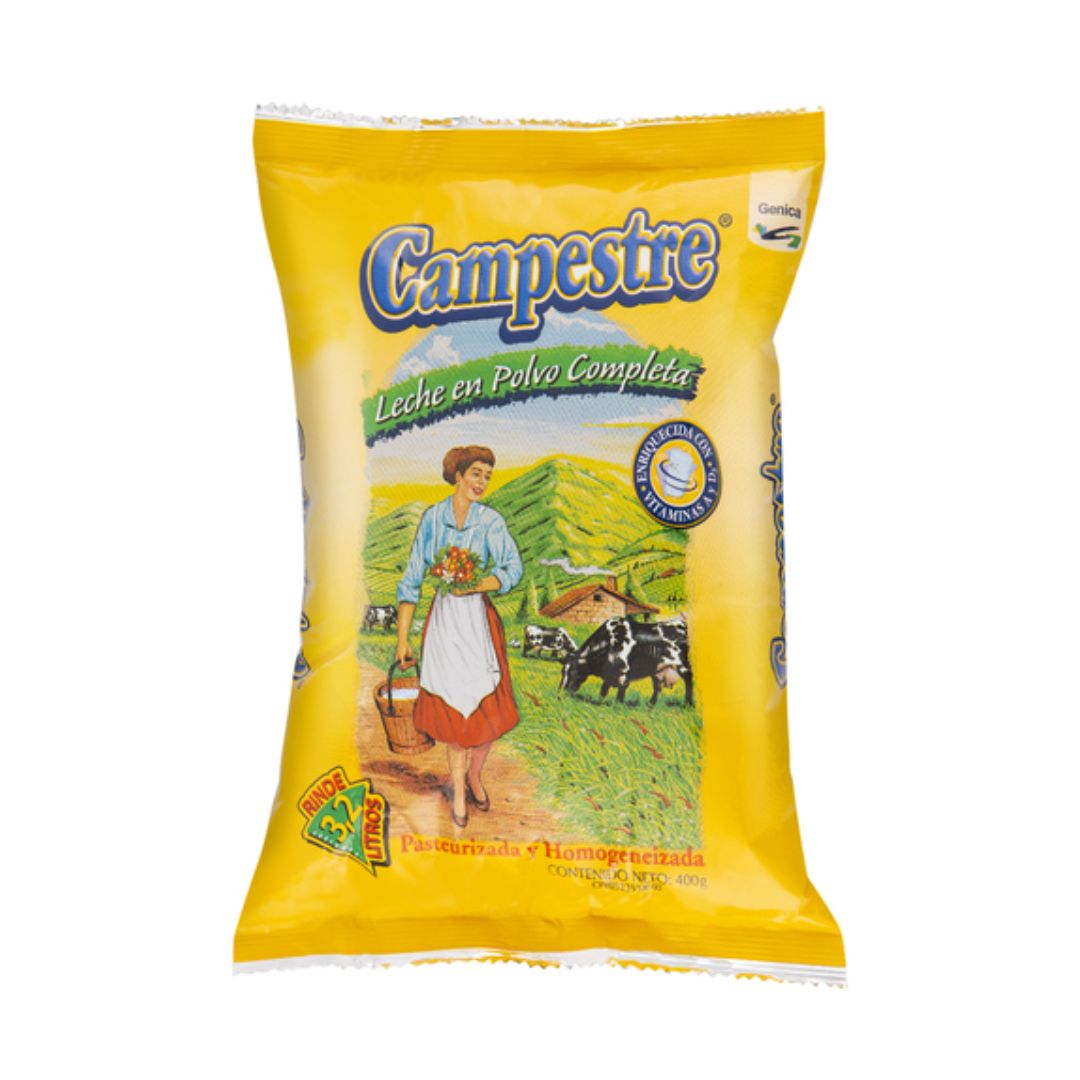 LECHE POLVO CAMPESTRE COMPLE 400GR