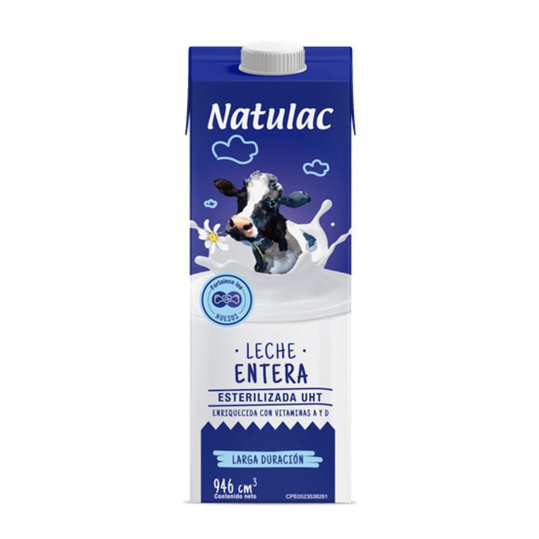 LECHE ENTERA NATULAC 946ML