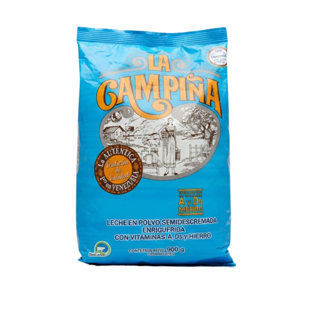 LECHE POLVO SEMIDESC CAMPIÑA 900GR
