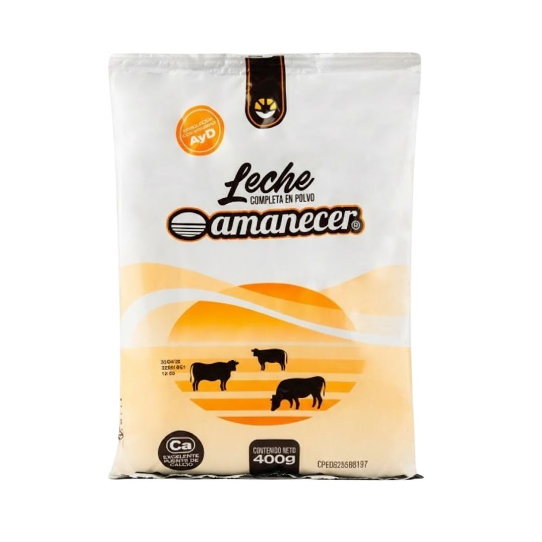 LECHE POLVO AMANECER 400GR