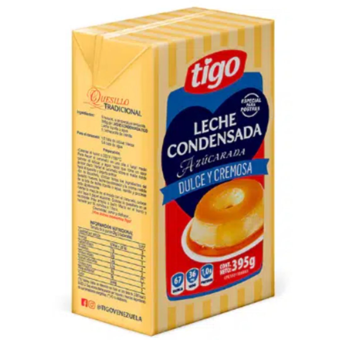 LECHE CONDENSADA TIGO 395GR