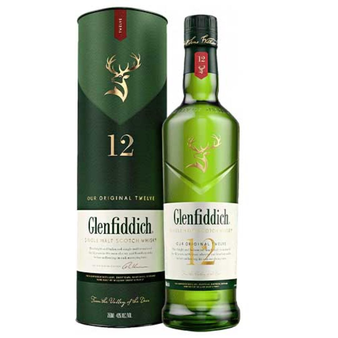 WHISKY GLENFIDDICH 12 AÑOS 0,75LT