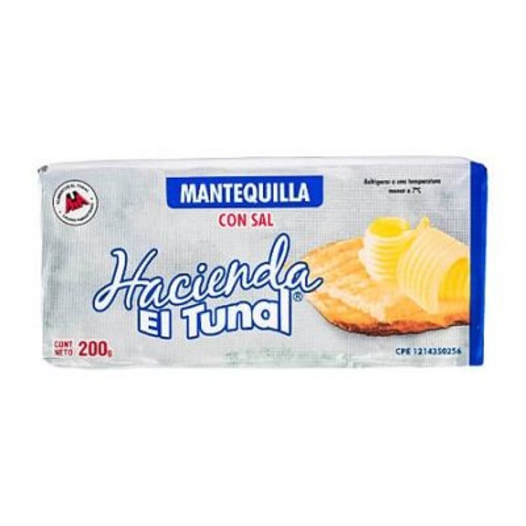 Mantequilla El Tunal C/ Sal 200Gr