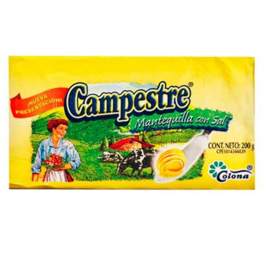 MANTEQUILLA CAMPESTRE C/SAL 200GR