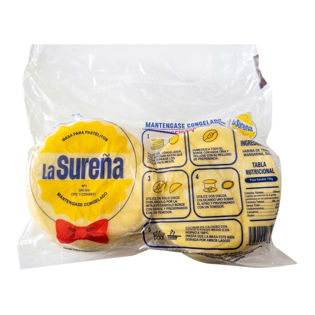MASA DE PASTELITOS LA SUREÑA NRO 1 900GR