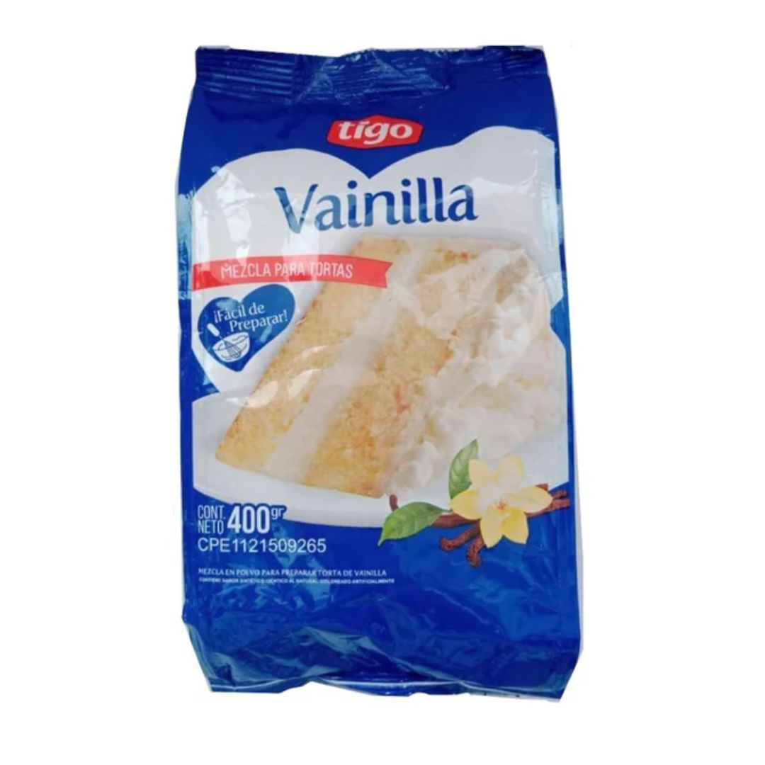 MEZCLA TORTA TIGO VAINILLA 400G