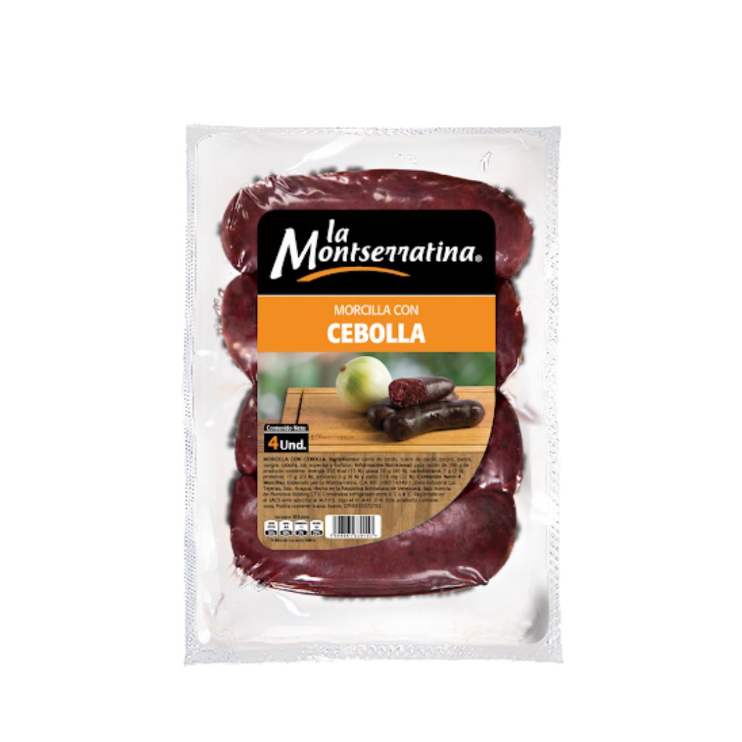 MORCILLA CON CEBOLLA 4UNDS LA MONTSERRATINA