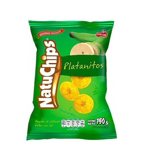 NATUCHIP PLATANITO 150 GR