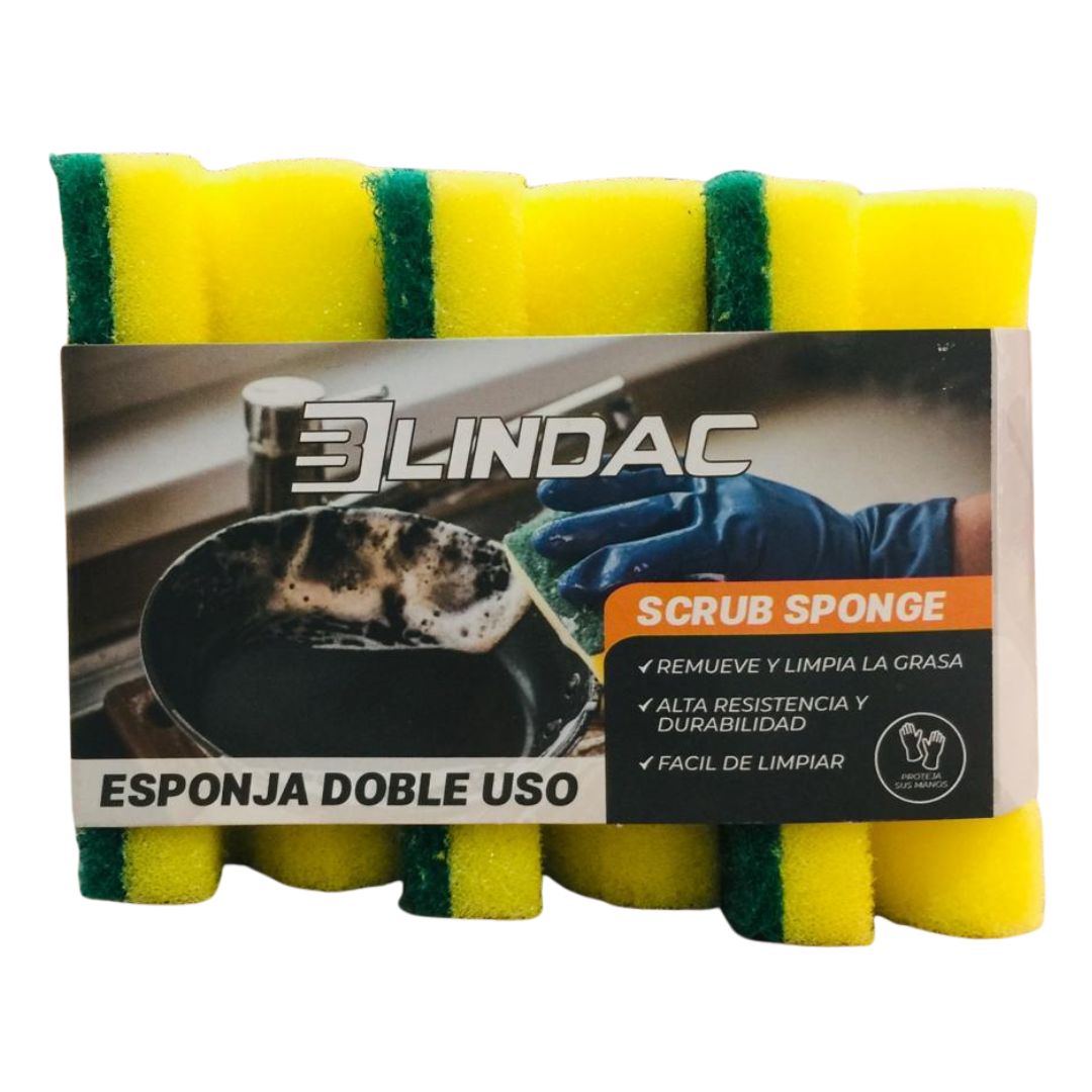 ESPONJA DOBLE USO BLINDAC 3 UNDS