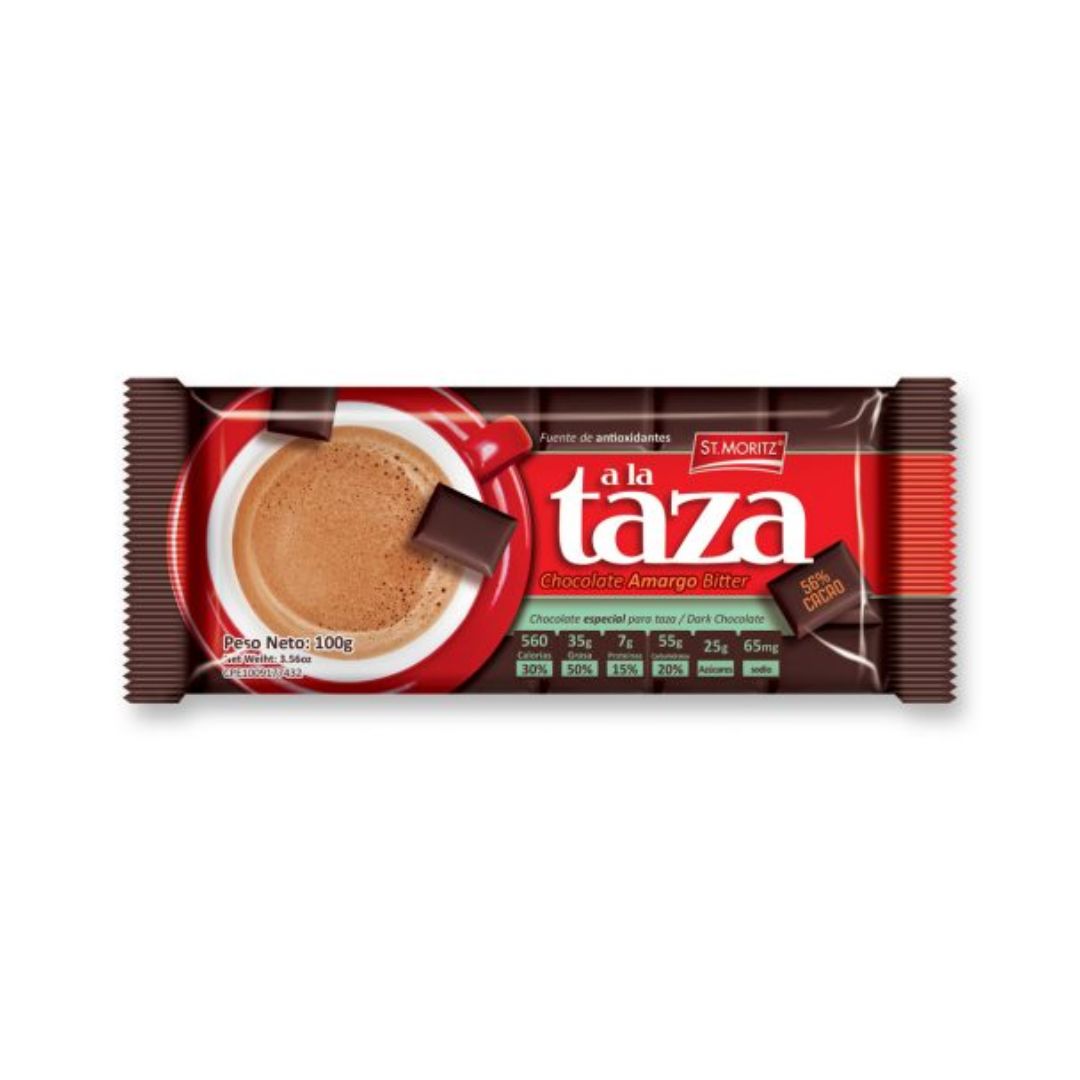 CHOCOLATE TAZA ST MORITZ 100GR