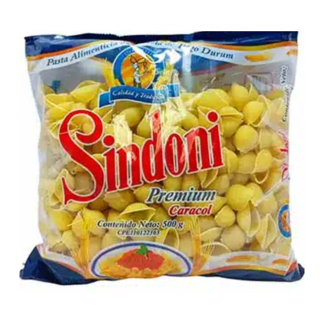 PASTA SINDONI CARACOL 500GR