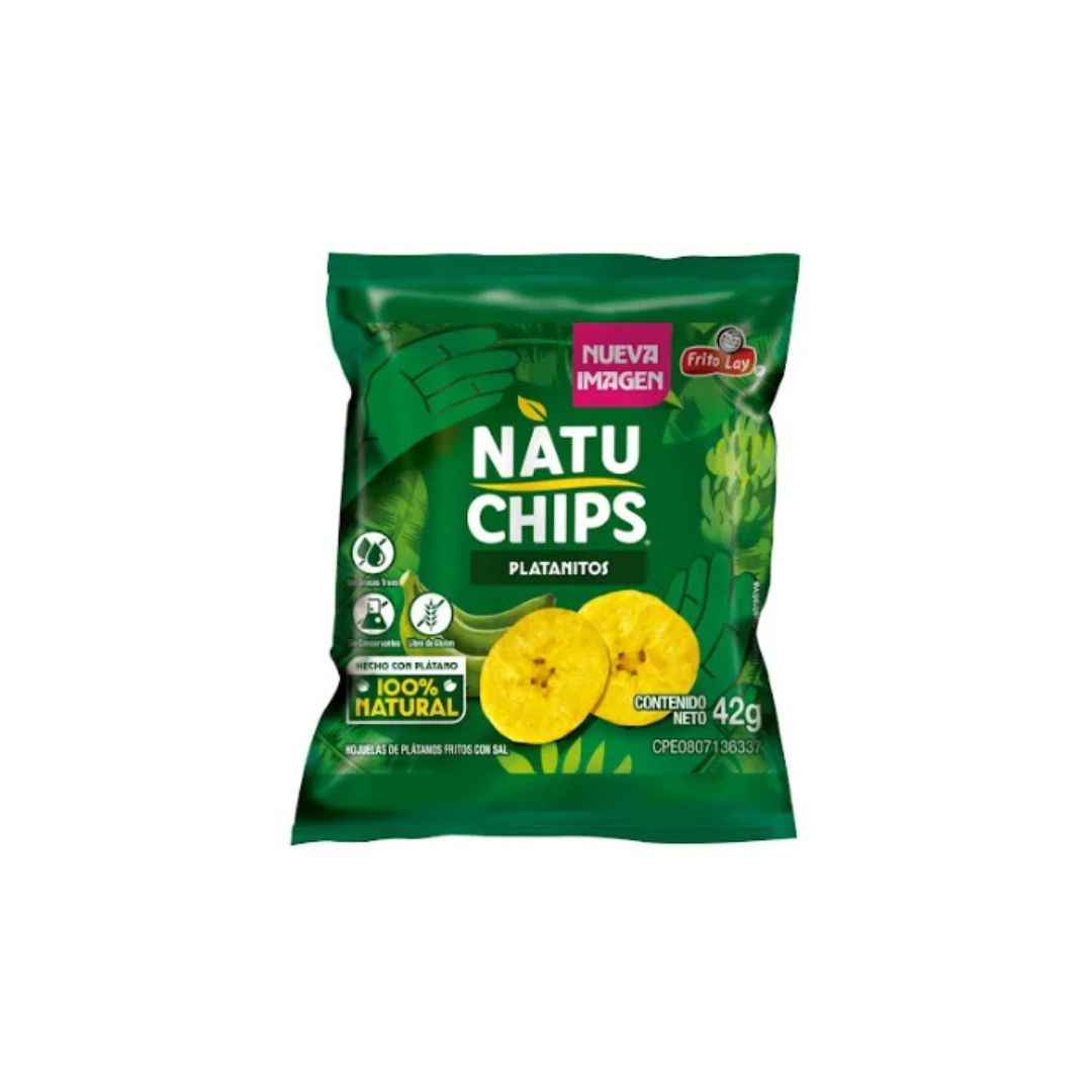 NATUCHIP PLATANITO 42 GR