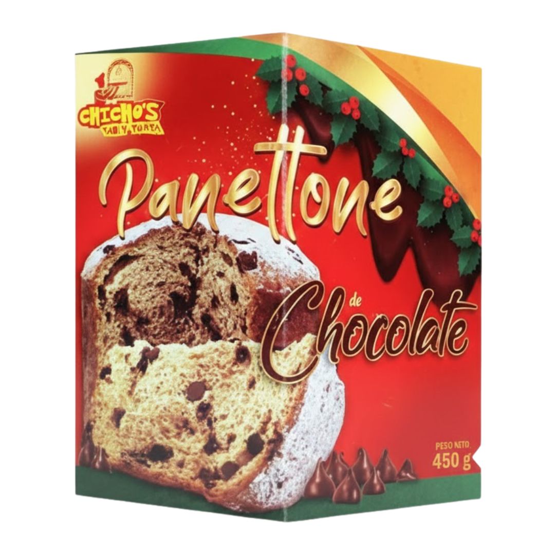 PANETTONE CHOCOLATE C/ESTUC CHICHO 450GR