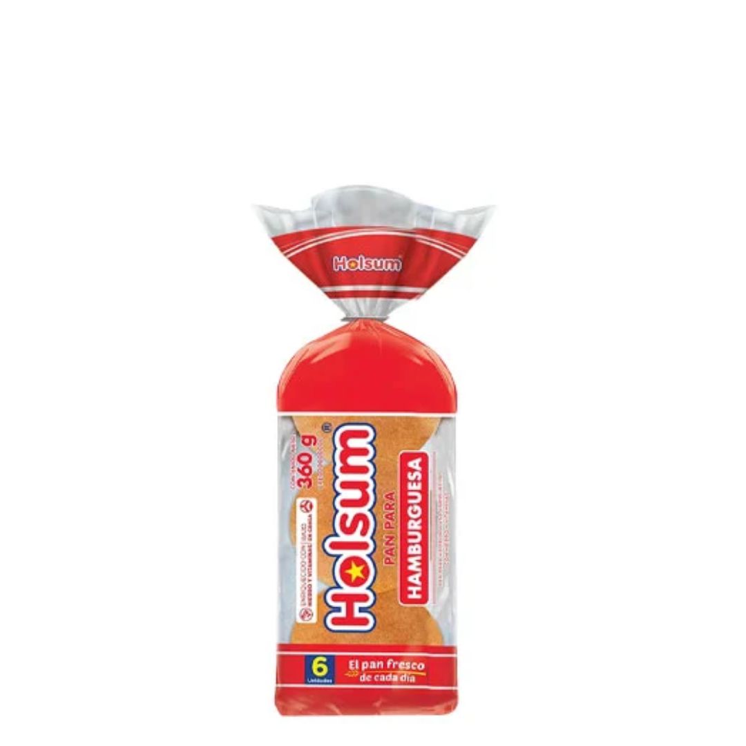 PAN HOLSUM HAMBURGUESA 360GR