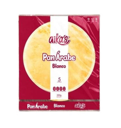 PAN ARABE BLANCO AIKAS 350GR
