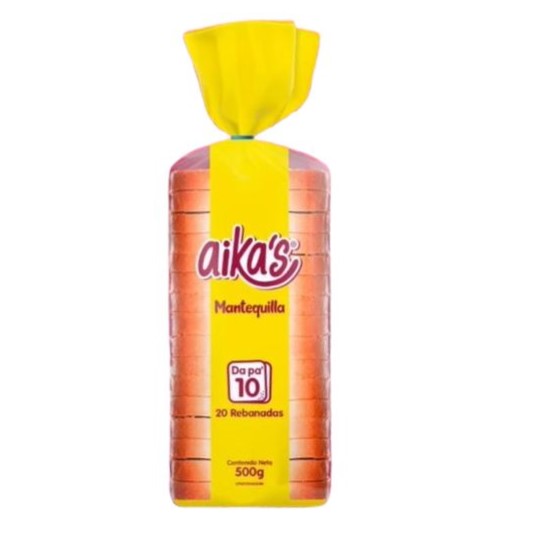 PAN DE MANTEQUILLA AIKAS 500 G