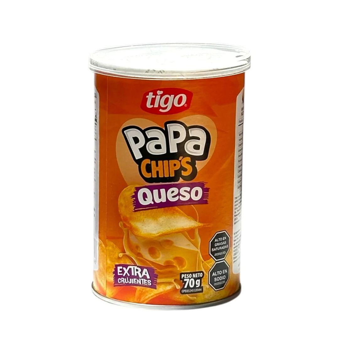 PAPAS CHIPS TIGO QUESO 70GR