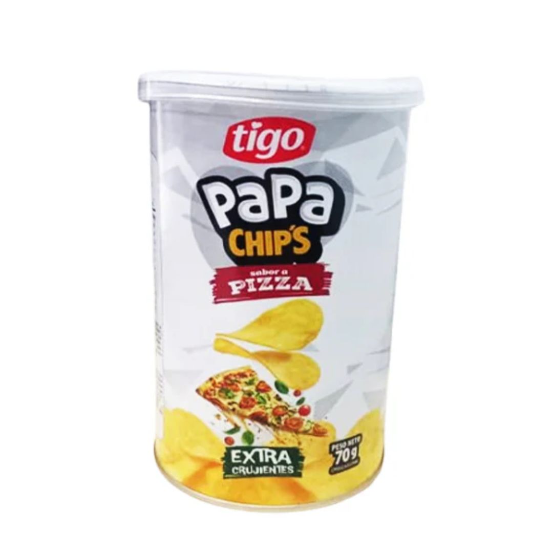 PAPAS CHIPS TIGO PIZZA 70GR