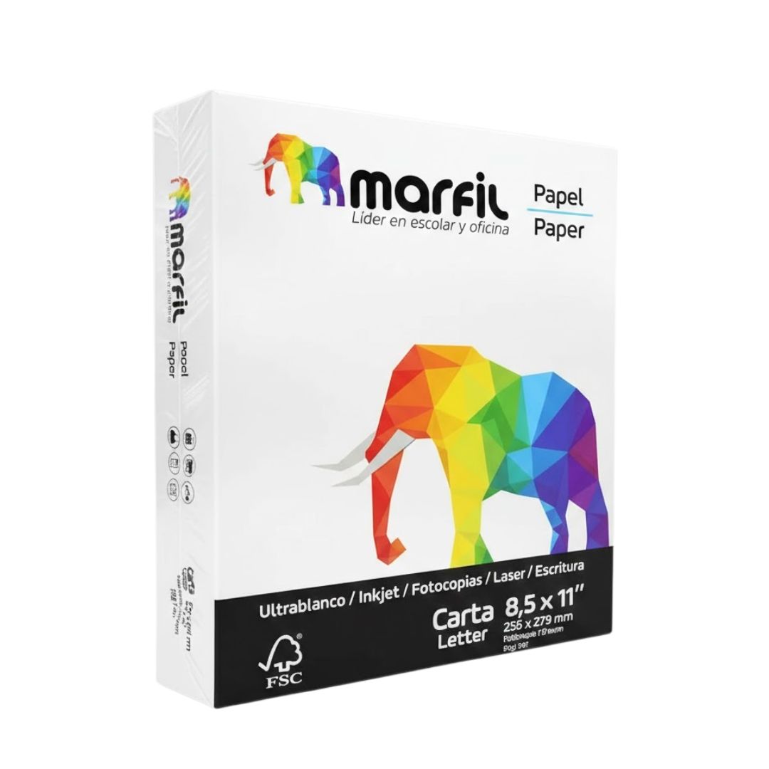 RESMA DE HOJA CARTA MARFIL