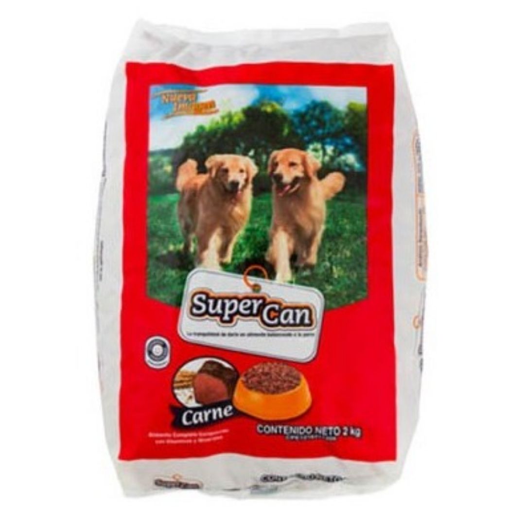 SUPER CAN CARNE HUESO 2KG