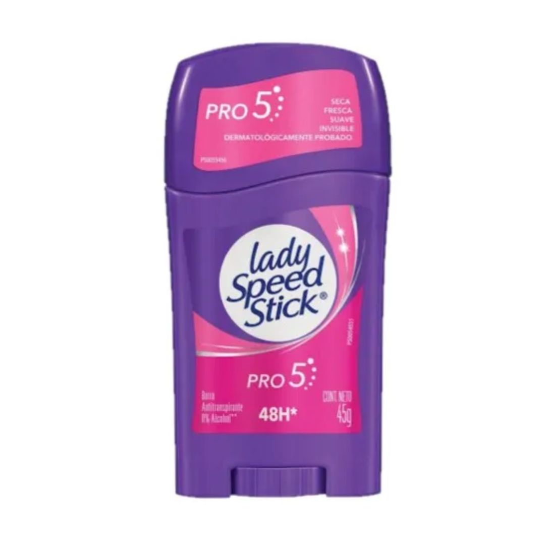 DESODORANTE LADY SPEED BARRA  PRO 5 45GR