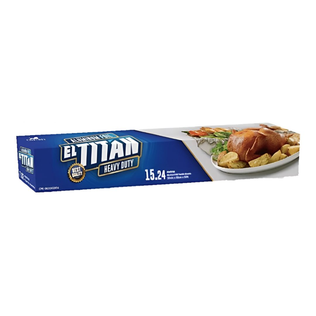 PAPEL ALUMINIO EL TITAN 15,24 M