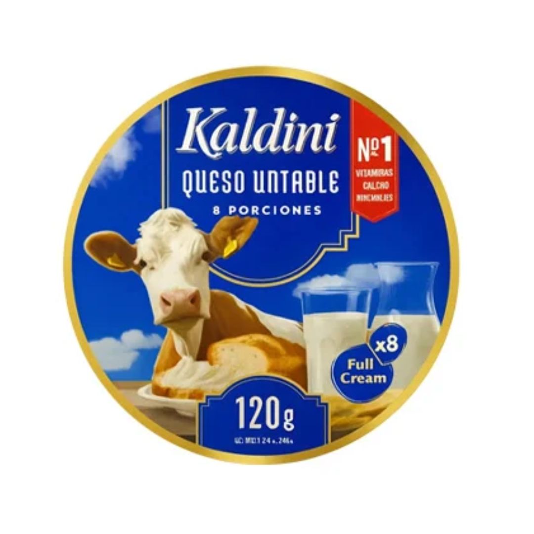 QUESO CREMA TRIANGULO KALDINI 120GR