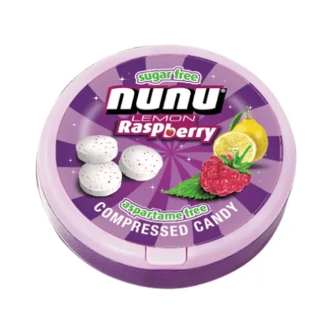 CARAMELO SIN AZUCAR LIMON Y FRAMBUESA NUNU 12GR