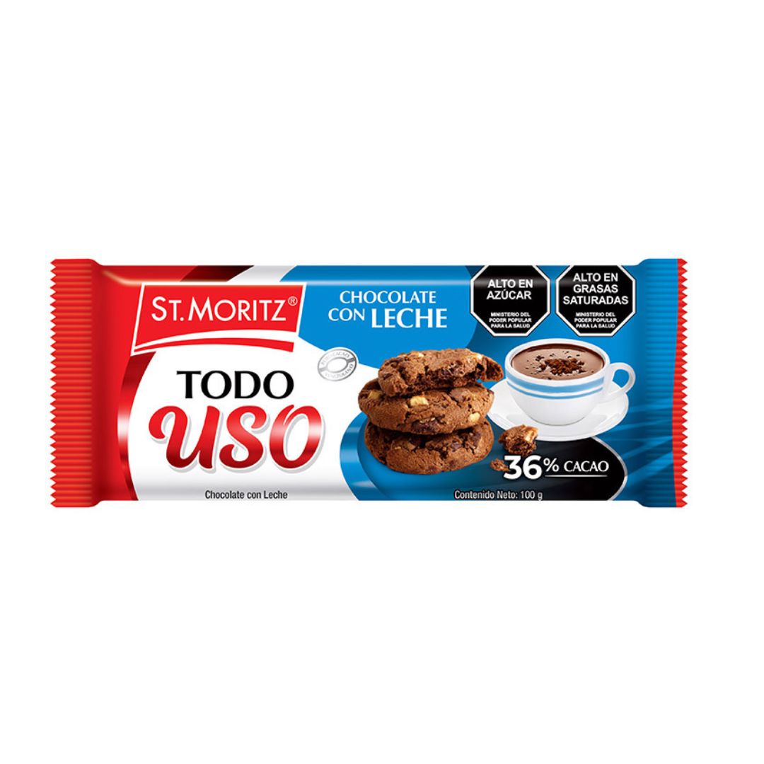 TODO USO CHOCOLATE CON LECHE MORITZ 100GR