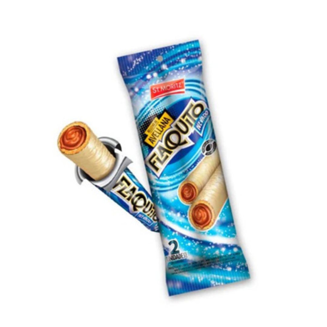 FLAQUITO CUBIERTO CON CHOCOLATE BLANCO 2 UNIDADES