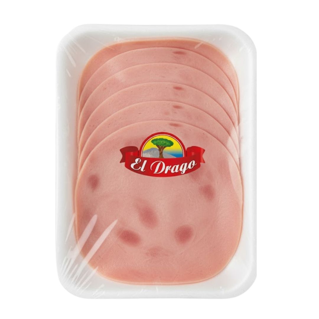 JAMON COCIDO DE PIERNA SUPERIOR EL DRAGO 200 GR