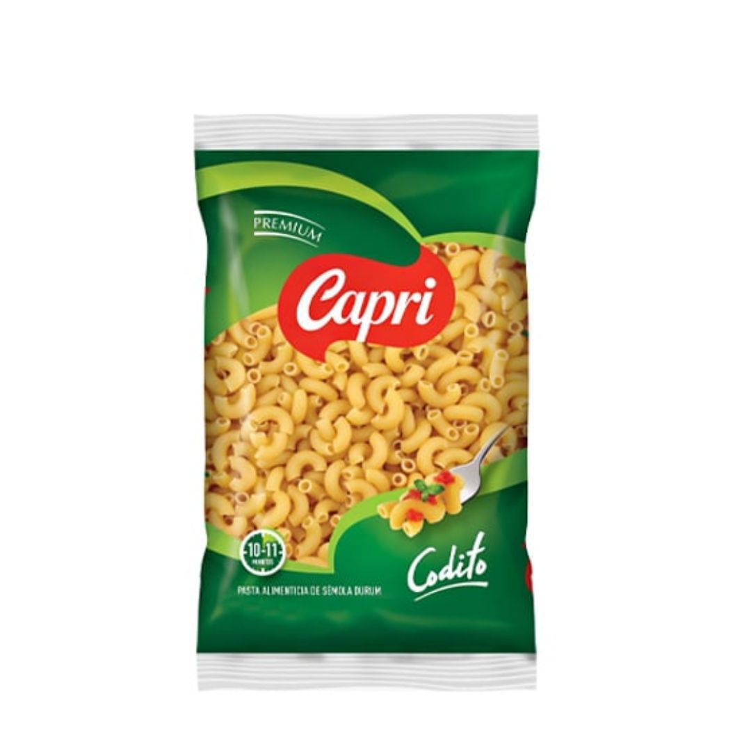 PASTA CAPRI PREMIUM CODITO 500GR